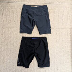 MPG Black Yoga Biker Athletic Shorts (2 Pair)